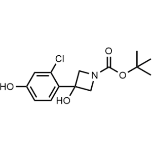 Tert-butyl 3-(2-chloro-4-hydroxyphenyl)-3-hydroxyazetidine-1-carboxylate|CS-0476876