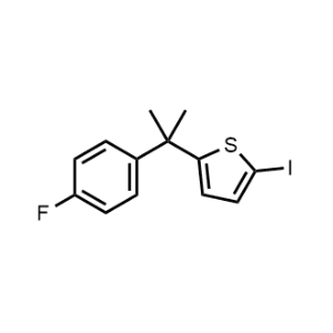 2-(2-(4-Fluorophenyl)propan-2-yl)-5-iodothiophene|CS-0476978
