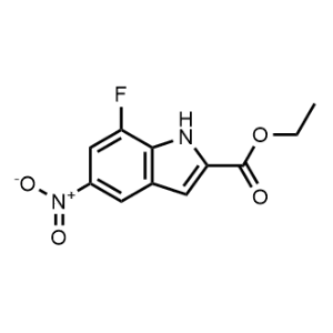 Ethyl 7-fluoro-5-nitro-1H-indole-2-carboxylate|CS-0477057