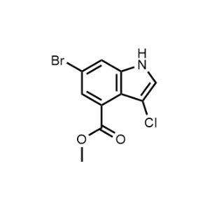 Methyl 6-bromo-3-chloro-1H-indole-4-carboxylate|CS-0477060