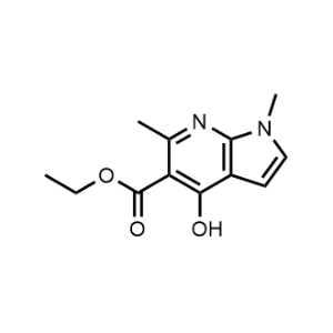 Ethyl 4-hydroxy-1,6-dimethyl-1H-pyrrolo[2,3-b]pyridine-5-carboxylate|CS-0477204