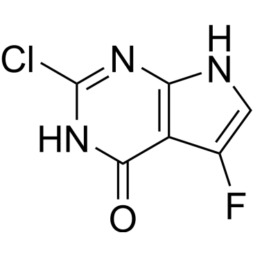 2-Chloro-5-fluoro-3,7-dihydro-4H-pyrrolo[2,3-d]pyrimidin-4-one|CS-0477312