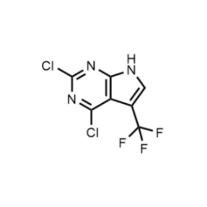 2,4-Dichloro-5-(trifluoromethyl)-7H-pyrrolo[2,3-d]pyrimidine|CS-0477321