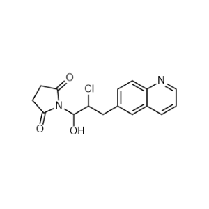 1-(2-Chloro-1-hydroxy-3-(quinolin-6-yl)propyl)pyrrolidine-2,5-dione|CS-0477332