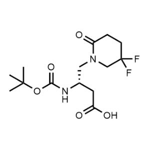 (S)-3-((tert-butoxycarbonyl)amino)-4-(5,5-difluoro-2-oxopiperidin-1-yl)butanoic acid|CS-0477438