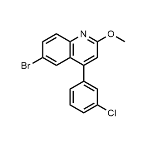 6-Bromo-4-(3-chlorophenyl)-2-methoxyquinoline|CS-0477444