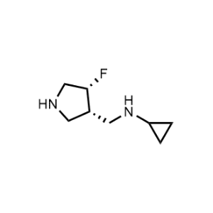 N-(((3S,4R)-4-fluoropyrrolidin-3-yl)methyl)cyclopropanamine|CS-0477589