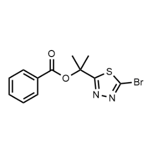 2-(5-Bromo-1,3,4-thiadiazol-2-yl)propan-2-yl benzoate|CS-0477689