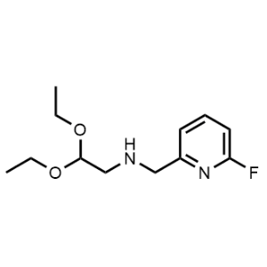 2,2-Diethoxy-N-((6-fluoropyridin-2-yl)methyl)ethan-1-amine|CS-0477702