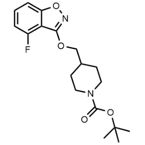Tert-butyl 4-(((4-fluorobenzo[d]isoxazol-3-yl)oxy)methyl)piperidine-1-carboxylate|CS-0477923