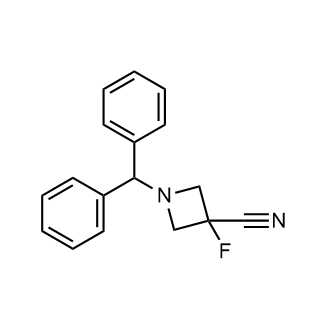 1-Benzhydryl-3-fluoroazetidine-3-carbonitrile|CS-0478223