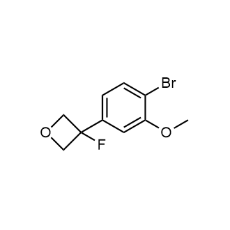 3-(4-Bromo-3-methoxyphenyl)-3-fluorooxetane|CS-0478754