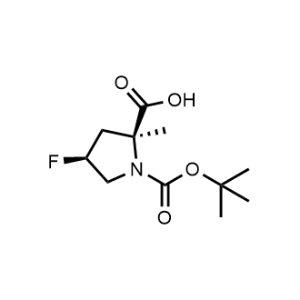 (2S,4S)-1-(tert-butoxycarbonyl)-4-fluoro-2-methylpyrrolidine-2-carboxylic acid|CS-0479198