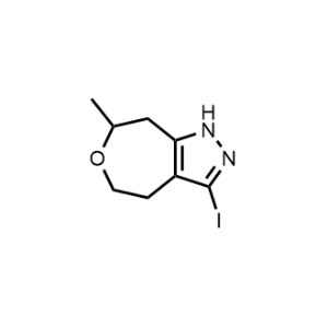 3-Iodo-7-methyl-4,5,7,8-tetrahydro-1H-oxepino[4,5-c]pyrazole|CS-0479398