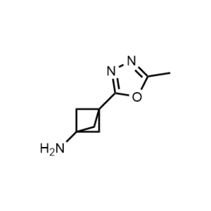 3-(5-Methyl-1,3,4-oxadiazol-2-yl)bicyclo[1.1.1]Pentan-1-amine|CS-0479402