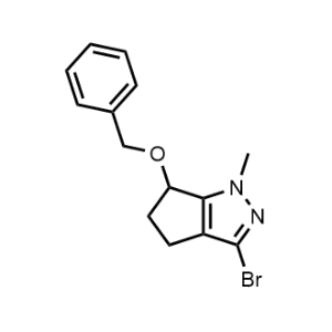 6-(Benzyloxy)-3-bromo-1-methyl-1,4,5,6-tetrahydrocyclopenta[c]pyrazole|CS-0479488