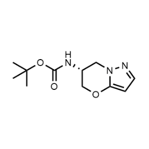 Tert-butyl (R)-(6,7-dihydro-5H-pyrazolo[5,1-b][1,3]oxazin-6-yl)carbamate|CS-0479560