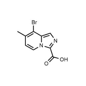 8-Bromo-7-methylimidazo[1,5-a]pyridine-3-carboxylic acid|CS-0479594
