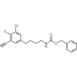 Benzyl (4-(3-chloro-5-ethynyl-4-fluorophenyl)butyl)carbamate|CS-0479722