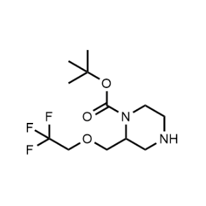 Tert-butyl 2-((2,2,2-trifluoroethoxy)methyl)piperazine-1-carboxylate|CS-0479729