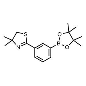 4,4-Dimethyl-2-(3-(4,4,5,5-tetramethyl-1,3,2-dioxaborolan-2-yl)phenyl)-4,5-dihydrothiazole|CS-0479839