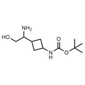 Tert-butyl (3-(1-amino-2-hydroxyethyl)cyclobutyl)carbamate|CS-0479848