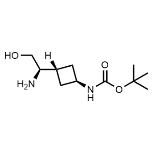 Tert-butyl ((1R,3r)-3-((R)-1-amino-2-hydroxyethyl)cyclobutyl)carbamate|CS-0479849