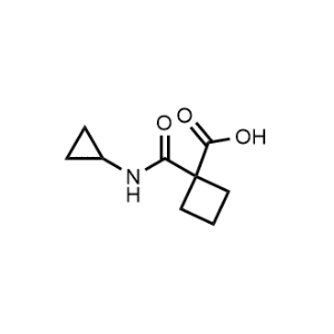 1-(Cyclopropylcarbamoyl)cyclobutane-1-carboxylic acid|CS-0480446