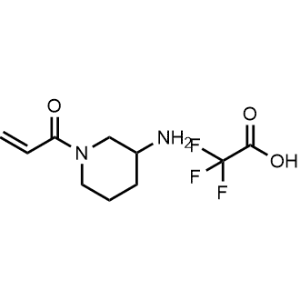 1-(3-Aminopiperidin-1-yl)prop-2-en-1-one 2,2,2-trifluoroacetate|CS-0480596