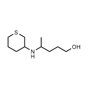 4-((Tetrahydro-2H-thiopyran-3-yl)amino)pentan-1-ol|CS-0481098