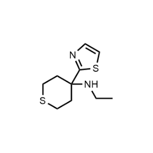 N-ethyl-4-(thiazol-2-yl)tetrahydro-2H-thiopyran-4-amine|CS-0481150