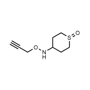 4-((Prop-2-yn-1-yloxy)amino)tetrahydro-2H-thiopyran 1-oxide|CS-0481159