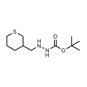 Tert-butyl 2-((tetrahydro-2H-thiopyran-3-yl)methyl)hydrazine-1-carboxylate|CS-0481220