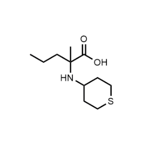 2-Methyl-2-((tetrahydro-2H-thiopyran-4-yl)amino)pentanoic acid|CS-0481225