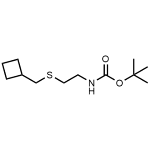 Tert-butyl (2-((cyclobutylmethyl)thio)ethyl)carbamate|CS-0481493