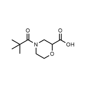 4-Pivaloylmorpholine-2-carboxylic acid|CS-0481516