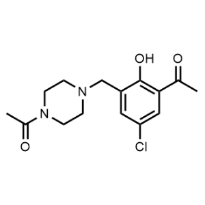 1-(4-(3-Acetyl-5-chloro-2-hydroxybenzyl)piperazin-1-yl)ethan-1-one|CS-0481768