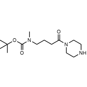 Tert-butyl methyl(4-oxo-4-(piperazin-1-yl)butyl)carbamate|CS-0481892