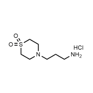 4-(3-Aminopropyl)thiomorpholine 1,1-dioxide hydrochloride|CS-0482220