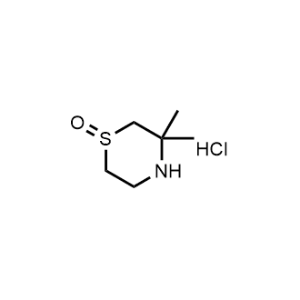 3,3-Dimethylthiomorpholine 1-oxide hydrochloride|CS-0482235