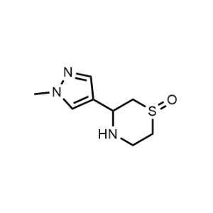 3-(1-Methyl-1H-pyrazol-4-yl)thiomorpholine 1-oxide|CS-0482265