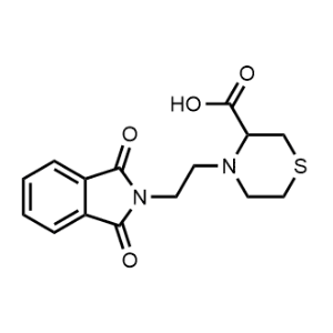 4-(2-(1,3-Dioxoisoindolin-2-yl)ethyl)thiomorpholine-3-carboxylic acid|CS-0482322