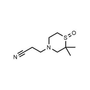 3-(2,2-Dimethyl-1-oxidothiomorpholino)propanenitrile|CS-0482331