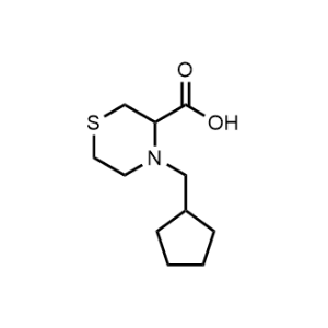 4-(Cyclopentylmethyl)thiomorpholine-3-carboxylic acid|CS-0482351