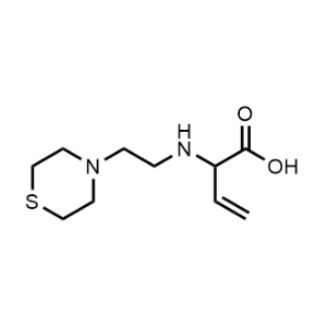 2-((2-Thiomorpholinoethyl)amino)but-3-enoic acid|CS-0482418