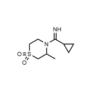 4-(Cyclopropyl(imino)methyl)-3-methylthiomorpholine 1,1-dioxide|CS-0482422