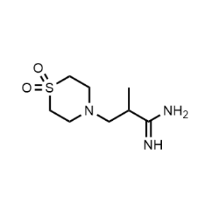 3-(1,1-Dioxidothiomorpholino)-2-methylpropanimidamide|CS-0482473