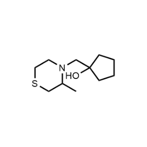 1-((3-Methylthiomorpholino)methyl)cyclopentan-1-ol|CS-0482475