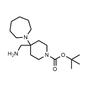 Tert-butyl 4-(aminomethyl)-4-(azepan-1-yl)piperidine-1-carboxylate|CS-0482543