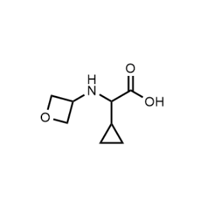 2-Cyclopropyl-2-(oxetan-3-ylamino)acetic acid|CS-0483308